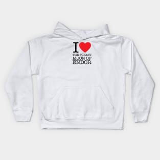 I HEART ENDOR Kids Hoodie